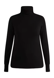 aleva Damski sweter z golfem z dzianiny 15624942-AL04, czarny, XS/S, czarny, XS-S - Swetry damskie - miniaturka - grafika 1