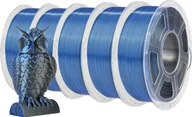Filamenty i akcesoria do drukarek 3D - Filament do drukarek 3D JAYO Rainbow, opcje dwukolorowe, średnica 1,75 mm, SILK Black Blue - miniaturka - grafika 1