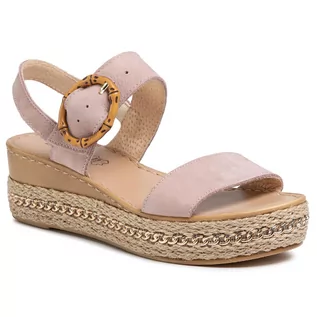 Espadryle damskie - Lasocki Espadryle P544A Pink - grafika 1