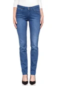 Spodnie damskie - Wrangler, Spodnie damskie, Slim Blue Mountain W28Lgr22P, rozmiar W28 L34 - miniaturka - grafika 1