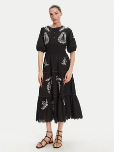 Pepe Jeans Sukienka codzienna Destiny PL953743 Czarny Regular Fit - Sukienki - miniaturka - grafika 1