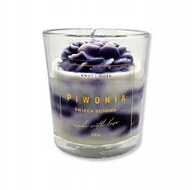 Świece - Świeca naturalna sojowa ozdobna ręcznie wykonana zapach Piwonia - miniaturka - grafika 1