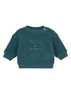 Bluzy i sweterki niemowlęce - Noppies Bluza w kolorze zielonym - miniaturka - grafika 1