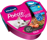 Mokra karma dla kotów - VITAKRAFT Poesie delice PLUS łosoś - Przysmak dla kota - 85g - miniaturka - grafika 1