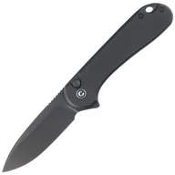 Noże - Nóż Civivi Button Lock Elementum II Black G10, Black Stonewashed Nitro-V (C18062P-1) - miniaturka - grafika 1