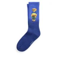 Skarpetki męskie - Skarpety Wysokie Męskie Polo Ralph Lauren 449973041002 Niebieski - miniaturka - grafika 1