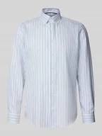 Koszule męskie - Koszula biznesowa o kroju regular fit z czystej bawełny - miniaturka - grafika 1