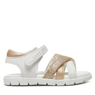 Buty dla dziewczynek - Sandały Tommy Hilfiger Velcro Sandal T1A2-33770-0273 M Biały - miniaturka - grafika 1