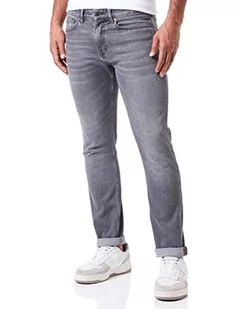 BOSS Męskie spodnie Delaware Bc-l-c Jeansy, rednioszary, 38W / 34L - Spodenki męskie - miniaturka - grafika 1