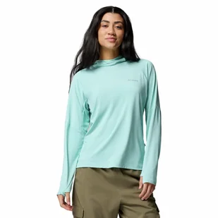 Damska bluza z kapturem Columbia Skien Valley Hoodie spray - M - Bluzy damskie - miniaturka - grafika 1