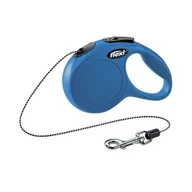 Smycze dla psów - Flexi Smycz automatyczna NEW CLASSIC CAT XS linka 3 m niebieska Dostawa GRATIS od 99 zł + super okazje - miniaturka - grafika 1