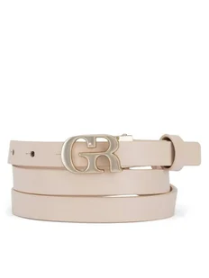 Gino Rossi Pasek BLYL23007 Beżowy - GINO ROSSI - Paski - miniaturka - grafika 1