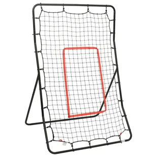 The Living Store Bramka do treningu softballu - 88x79x137 cm - stal - Siatka Softballowa - Piłka nożna - miniaturka - grafika 1