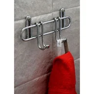 Wieszaki łazienkowe - Wieszak podwójny chrom - miniaturka - grafika 1