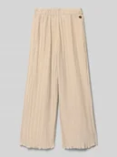 Spodnie i spodenki dla chłopców - Spodnie z szeroką nogawką i elastycznym pasem - miniaturka - grafika 1