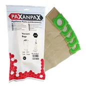 Worki do odkurzaczy - Paxanpax VB475 Zgodne papierowe worki do odkurzacza Sebo X, C Jeyes Sensor Taski Stealth 1, Chorąży seria SM1/2 (opakowanie 5), brązowe - miniaturka - grafika 1