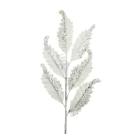 Sztuczne kwiaty - Gałązka Biało Srebrna 60 cm - Gałązki Sztuczne Villa Italia - miniaturka - grafika 1