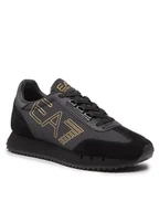 Sneakersy męskie - EA7 Emporio Armani Sneakersy X8X101 XK257 M701 Czarny - miniaturka - grafika 1
