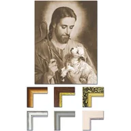 Ikony i obrazy sakralne - Obraz Jezus Chrystus Dobry Pasterz - miniaturka - grafika 1
