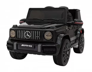 Mercedes AMG G63 dla dzieci Czarny + Pilot + MP3 LED + Wolny Start + EVA + Pasy - Pojazdy elektryczne dla dzieci - miniaturka - grafika 1