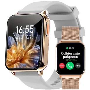 Gravity GT17-4 PROF Biały, złoty - Smartwatch - miniaturka - grafika 1