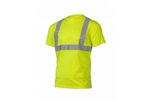 JURAL T-shirt ostrzegawczy żółty  rozmiar  M - wykonany z polibawełny - ODDYCHAJĄCY, PASY ODBLASKOWE NIE OPINAJĄ Högert Technik HT5K950-M 5902801359.. - Odzież robocza - miniaturka - grafika 1