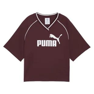 PUMA Damska koszulka piłkarska Ess Relaxed Cropped (1 opakowanie) - Koszulki i topy damskie - miniaturka - grafika 1