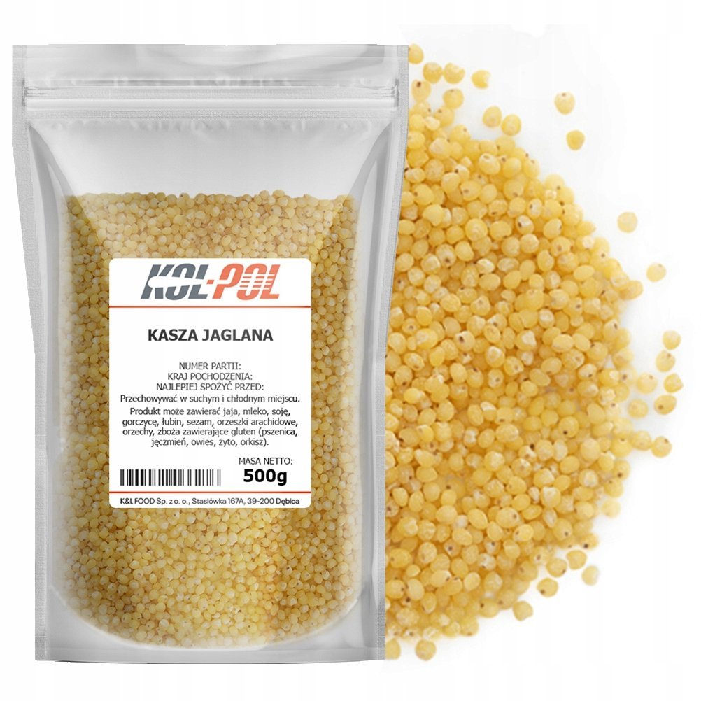 KASZA JAGLANA 500g Polska naturalna lekkostrawna wysoka jakość Kol-Pol