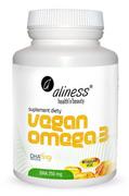 Witaminy i minerały - Aliness Vegan Omega 3 DHA 250mg (Olej z mikroalg) 60 Kapsułek wegańskich - miniaturka - grafika 1