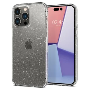 Etui SPIGEN Liquid Crystal Glitter do Apple iPhone 14 Pro Przezroczysty Brokat - Etui i futerały do telefonów - miniaturka - grafika 1