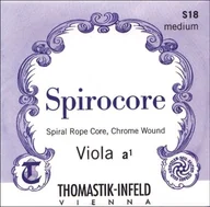 Akcesoria do instrumentów smyczkowych - Thomastik Struny do Viola Spirocore zestaw rdzeni spiralnych 4/4 średnie stal chromowana 637128 - miniaturka - grafika 1