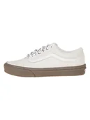 Trampki damskie - Vans Skórzane sneakersy w kolorze beżowym - miniaturka - grafika 1