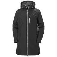 Kurtki i kamizelki sportowe damskie - Damski płaszcz zimowy Helly Hansen W Long Belfast Winter Jacket Rozmiar: S / Kolor: czarny - miniaturka - grafika 1