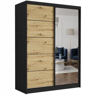 Szafa przesuwna Rivano I 150 cm z lustrem - Szafy - miniaturka - grafika 1