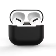 Akcesoria do słuchawek - Hurtel Etui do AirPods 2 / AirPods 1 silikonowy miękki pokrowiec na słuchawki czarny (case C) - miniaturka - grafika 1