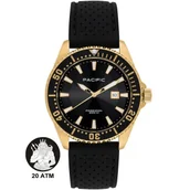 Zegarki męskie - Pacific Poseidon SMPA-2001-03 złoty męski zegarek wodoodporny 200M - miniaturka - grafika 1