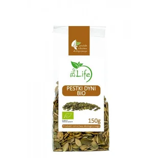 BioLife Pestki dyni Bio 150 g - Zdrowa żywność - miniaturka - grafika 1