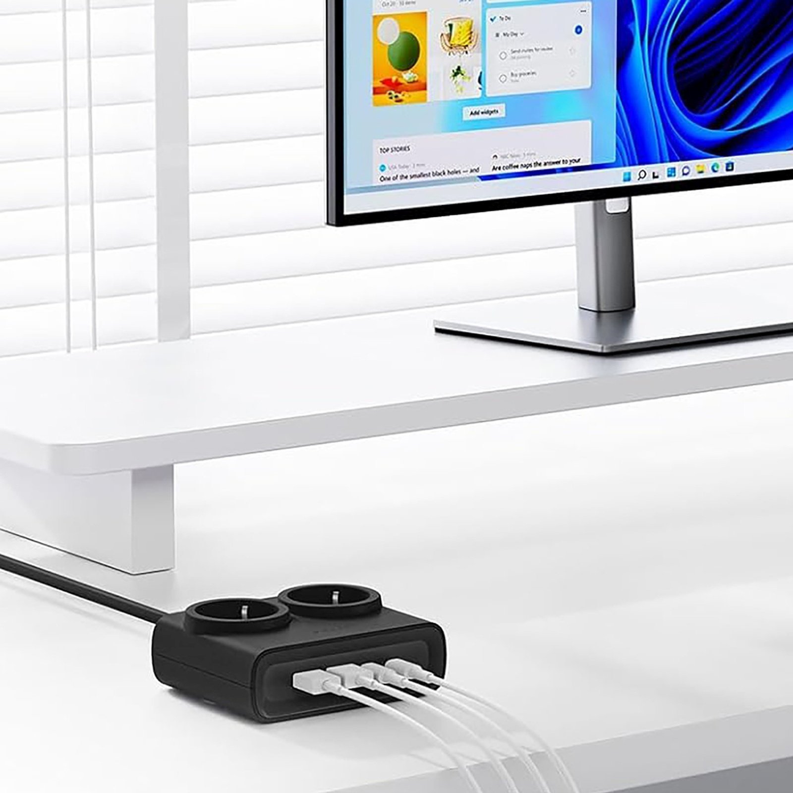Listwa zasilająca Orico Listwa zasilająca Orico PDC25 25W 6w1 2x AC + 2x USB-A + 2x USB-C - czarna