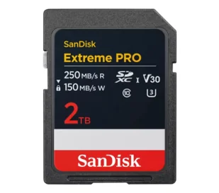 SanDisk Extreme PRO SDXC 2TB 250/150MB/S SDSDXXD-2T00-GN4IN - Karty pamięci - miniaturka - grafika 1