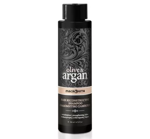 MACROVITA ARGAN & OLIVE regenerujący szampon z olejkiem arganowym 200ml - Szampony do włosów - miniaturka - grafika 1