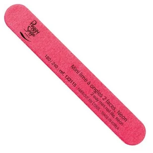Peggy Sage 2-Way Mini Nail File Pilnik do paznokci dwustronny 180 240 Pink Neon Peggy Sag - Pozostałe kosmetyki - miniaturka - grafika 2