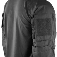 Odzież taktyczna i umundurowanie - Texar - Bluza Combat Shirt - Czarna - 30-CMB-SH-BL - miniaturka - grafika 1