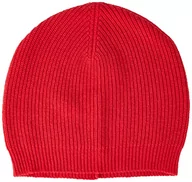 Czapki damskie - United Colors of Benetton Czapka damska 1235ea004 zestaw akcesoriów zimowych, czerwony 219, jeden rozmiar - miniaturka - grafika 1