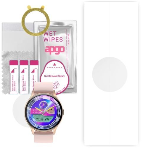 1x folia hydrożelowa ochronna do Rubicon RNCF11 - apgo Smartwatch Hydrogel Protection Ochrona na ekran smartwatcha