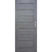 Drzwi wewnętrzne - Skrzydło drzwiowe Prim grafit pokój 80 L - miniaturka - grafika 1
