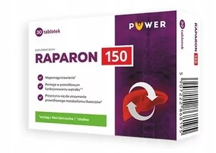 Puwer Polska Sp. z o.o. Puwer Polska Sp z o.o Raparon prawidłowe funkcjonowanie wątroby 30 tabletek 3486721 - Układ pokarmowy - miniaturka - grafika 1
