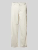 Spodnie damskie - Spodnie materiałowe z wpuszczanymi kieszeniami w stylu francuskim model ‘CORDUROY’ - miniaturka - grafika 1