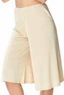 Bielizna nocna - Półhalkospodnie damskie Anastazja szeroka nogawka 44 ecru - miniaturka - grafika 1