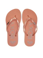 Buty dla dziewczynek - Roxy Japonki ARGL100263 Różowy - miniaturka - grafika 1