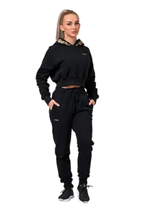 Damskie dresy Nebbia Intense Sweatpants Gold Classic 826 black XS - Spodnie sportowe damskie - miniaturka - grafika 1